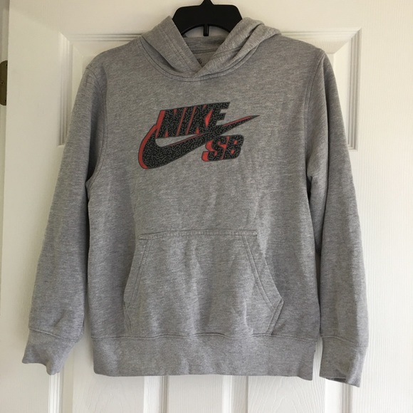 Nike Other - Boys Nike SB Hooded Sweatshirt SZ L, Grey
